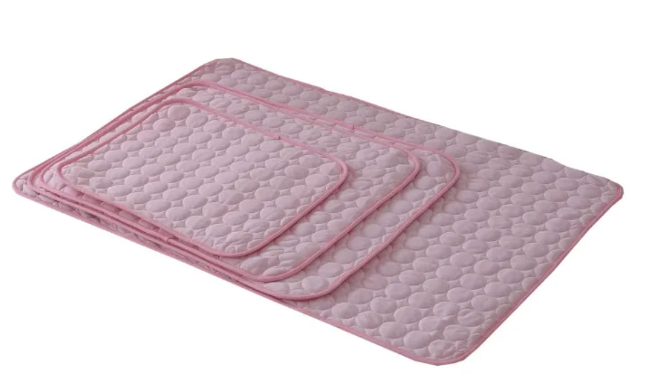 Pet Cooling Mat | Self-Cooling Fiber Top | Breathable Mesh & Cotton Fill | Machine Washable