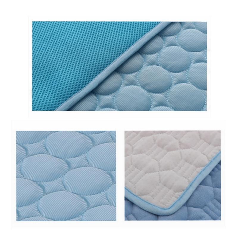 Pet Cooling Mat | Self-Cooling Fiber Top | Breathable Mesh & Cotton Fill | Machine Washable