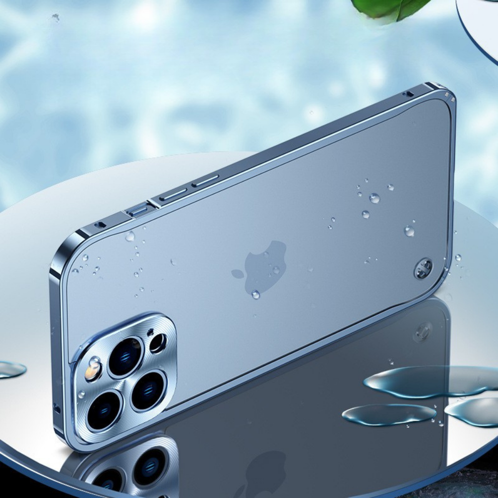 Phone Case | Slim Aluminum Frame | Scratch-Resistant Back & Camera Protection