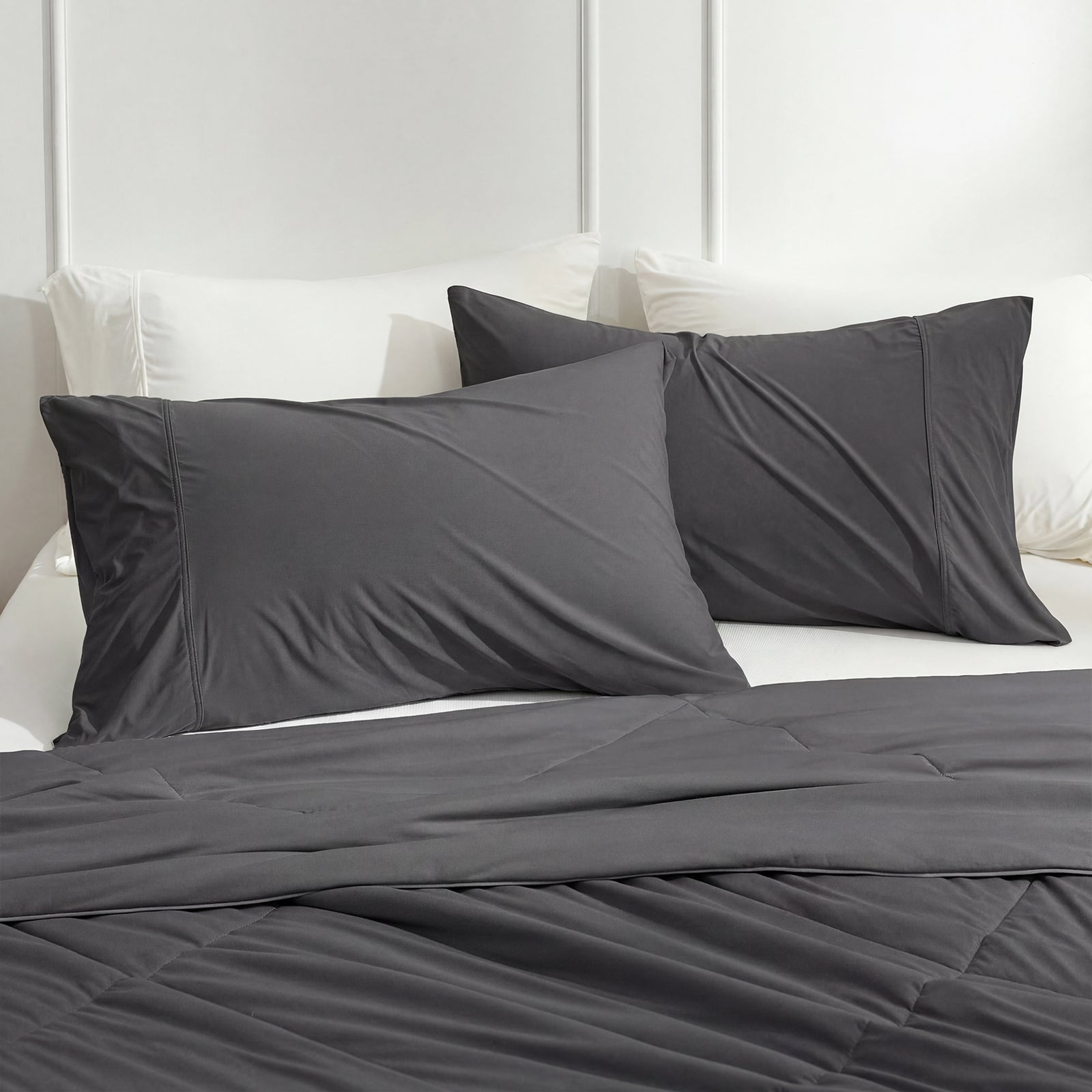 Pillowcases for Hot Sleepers | Japanese Cooling Fabric | 2-Pack | Breathable Night Sweat Reduction