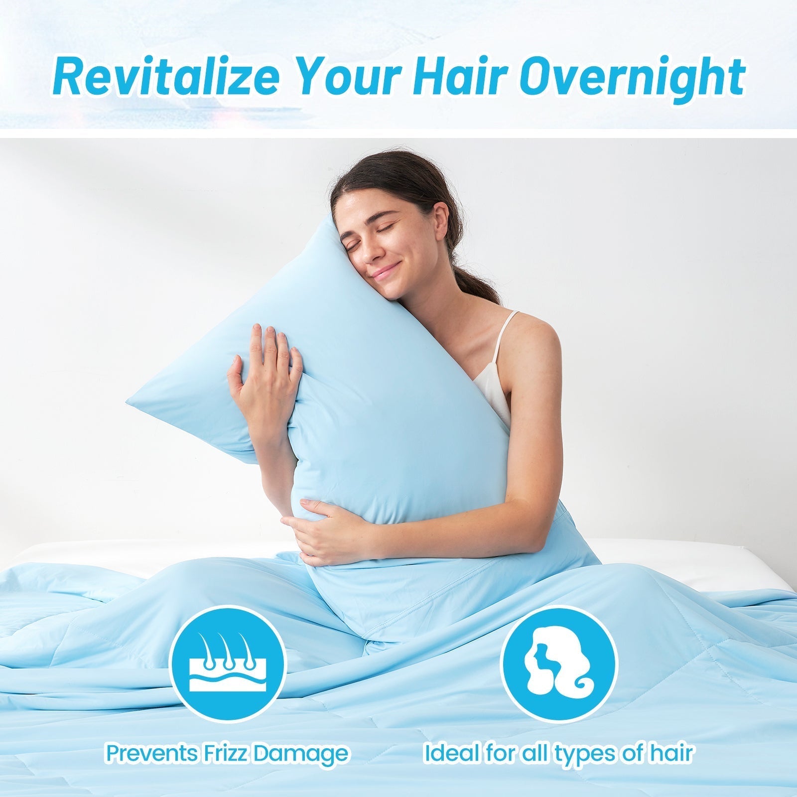 Pillowcases for Hot Sleepers | Japanese Cooling Fabric | 2-Pack | Breathable Night Sweat Reduction