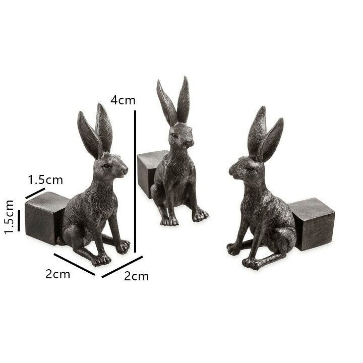 Plant Pot Risers | Animal Figurine Design | Set of 3 Frost-Resistant Resin | Improves Drainage