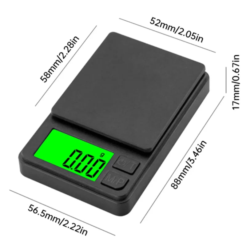 Pocket Digital Scale | High Precision | 1000g Capacity