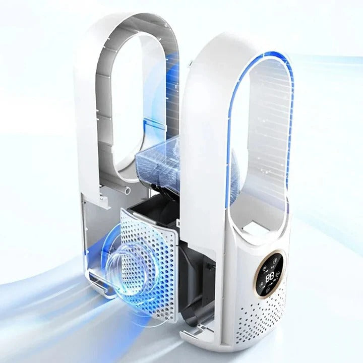 Portable Air Conditioner | Bladeless Quiet Cooling | Compact Design | Energy Efficient