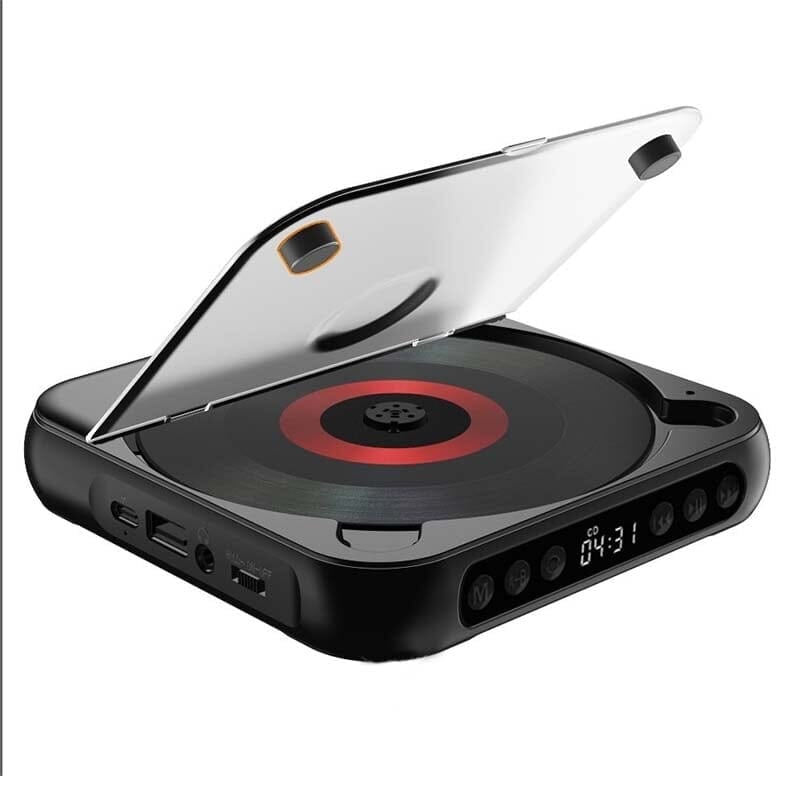 Portable CD Player | Bluetooth & Wired Playback | Up to 6-Hour Battery