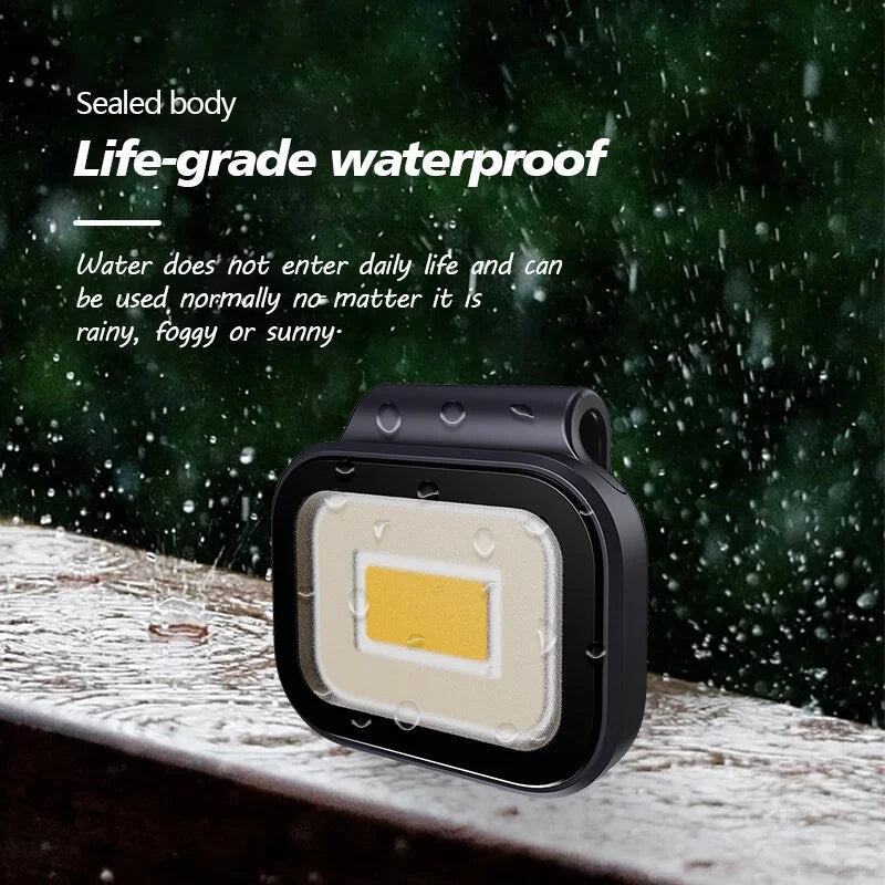 Portable Camping Lamp | Clip-On LED Light | Waterproof & Lightweight | Hands-Free Outdoor Lighting