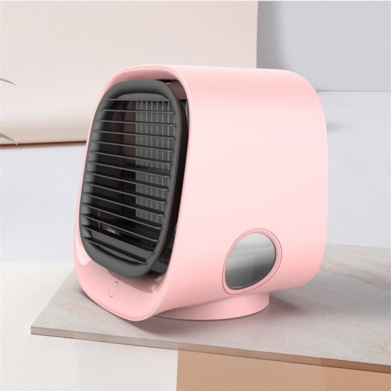 Portable Car Air Conditioner | USB-Powered Water Cooling & Humidifier | 300ml Tank | Quiet Operation