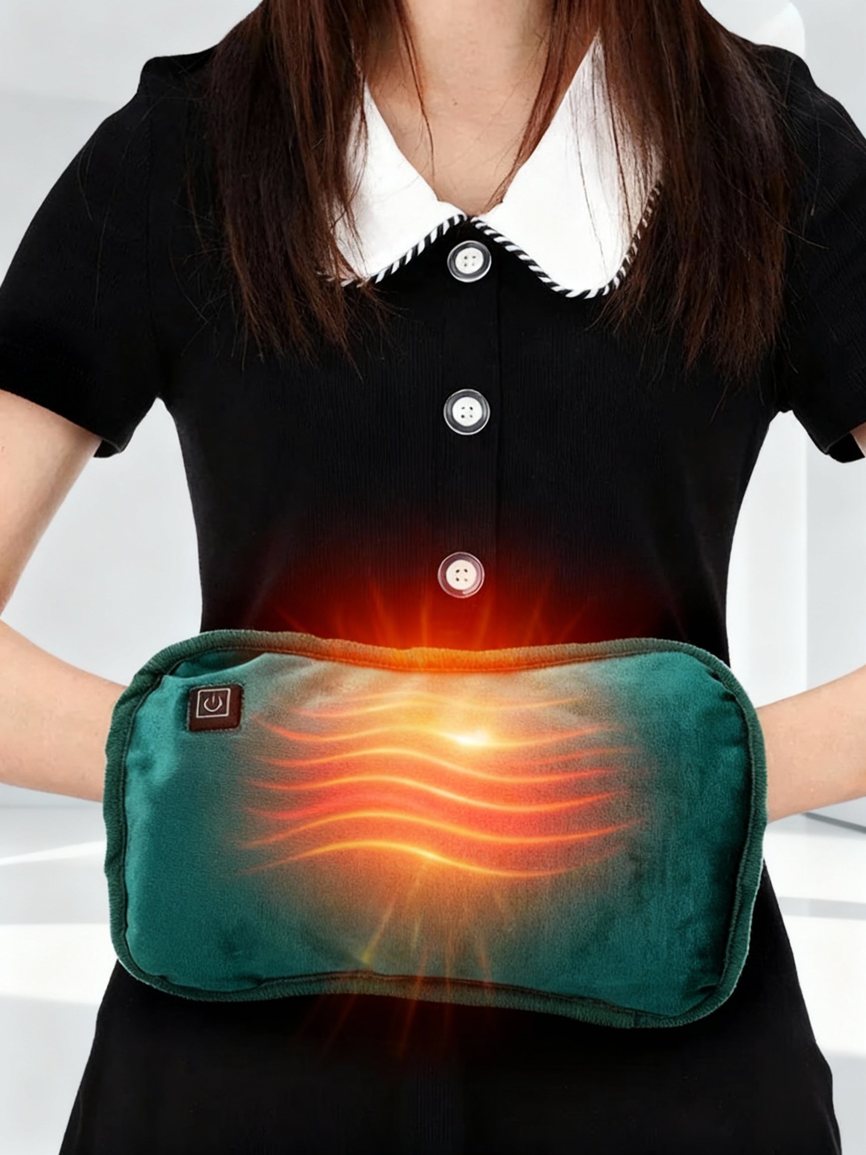 Portable Heating Pad | Fast Heating & Adjustable Heat | USB & AC Powered | Hand & Body Warmer