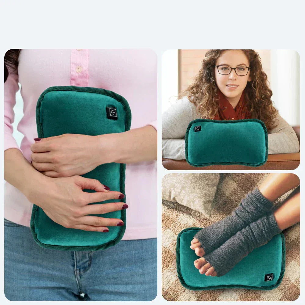 Portable Heating Pad | Fast Heating & Adjustable Heat | USB & AC Powered | Hand & Body Warmer