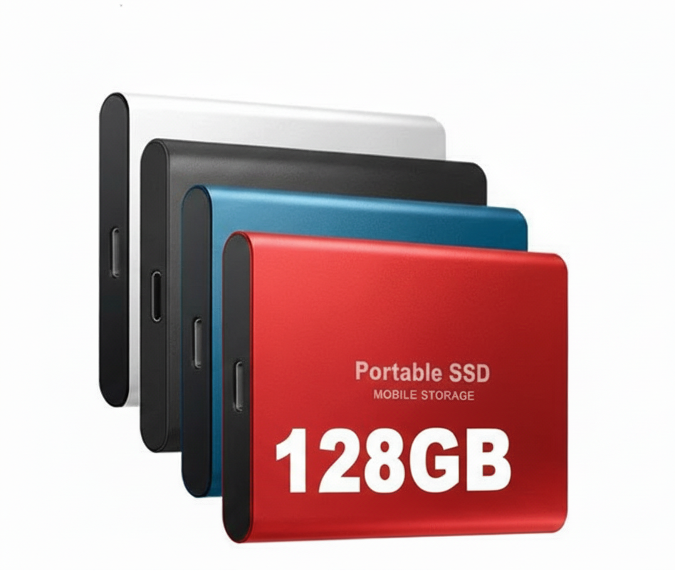 Portable SSD | Ultra-Fast Data Transfer | 128GB | Compact Travel Design