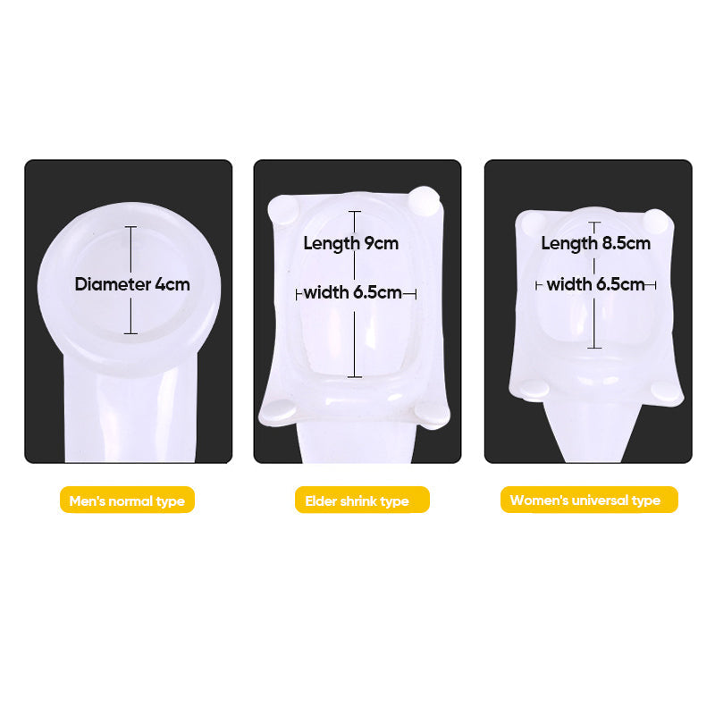 Portable Urinal System | Silicone Collector & 1L Urine Bag | Cotton Brief