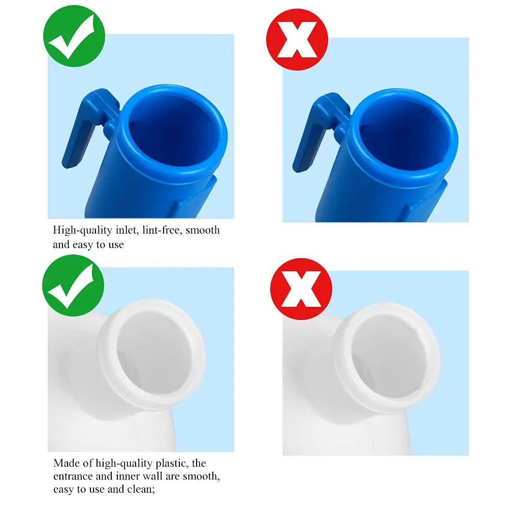 Portable Urinal for Men | Removable Hose & Leakproof Lid | 2L Capacity & Measuring Scale