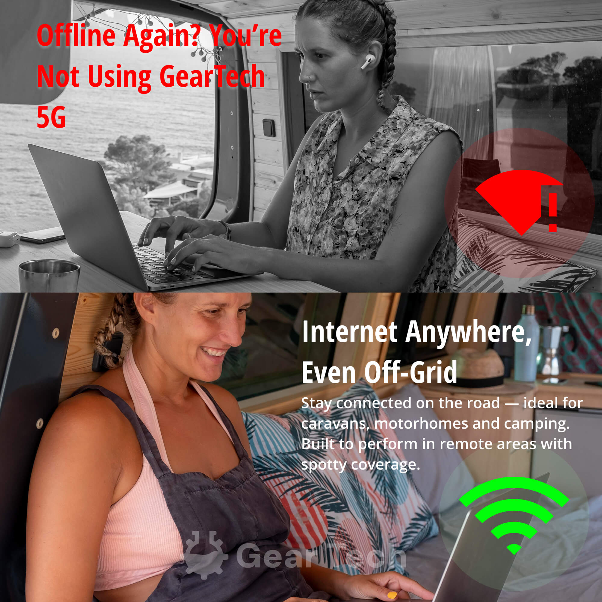 Portable WiFi Router for Camper | 5G LTE Connectivity | Long Battery Life | Remote Work & Travel