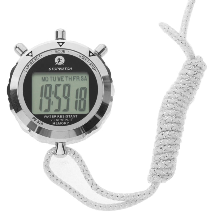 Professional Digital Stopwatch | 1/100-Second Precision Chronograph | Metal Case & Wrist Strap