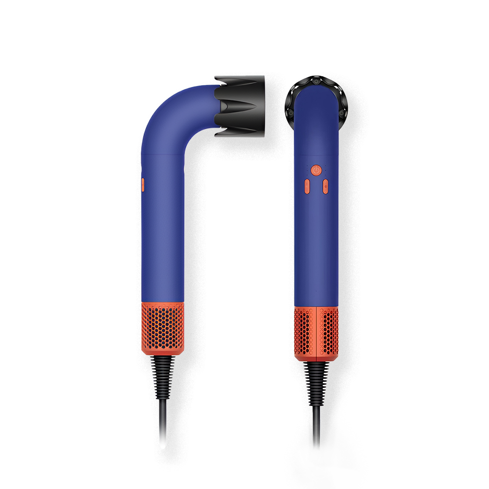 Professional Hair Dryer | Slim Lightweight Design | Magnetic Nozzles & Diffuser | Frizz Control