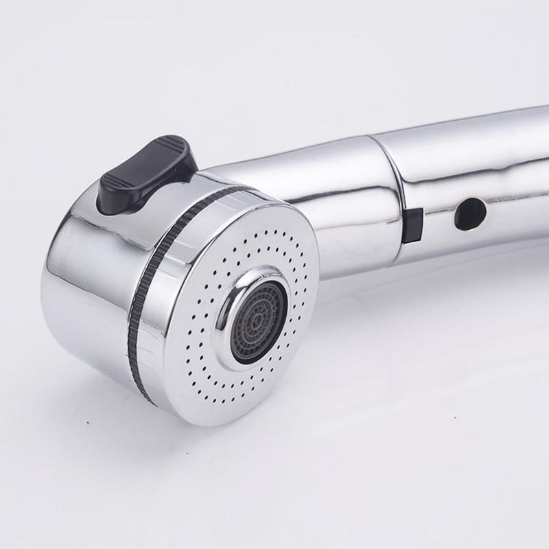 Pullout Kitchen/Bath Faucet | 360° Rotate & Height-Adjust | Dual Flow Modes | Chrome & Brass Finish