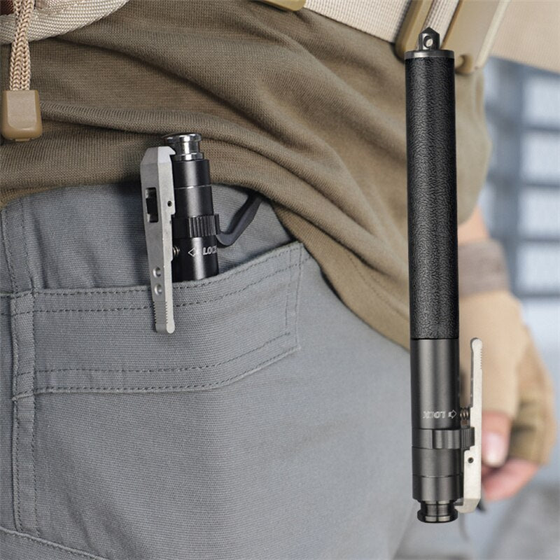 Self-Defense Stick | Telescoping Compact Design | Ergonomic Non-Slip Grip | Everyday Carry
