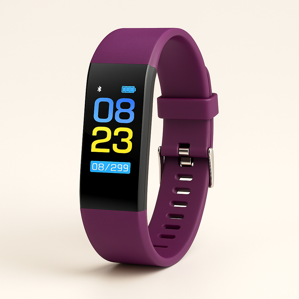 Senior Smartwatch | Vital Signs & Activity Tracking | Soft Silicone Band