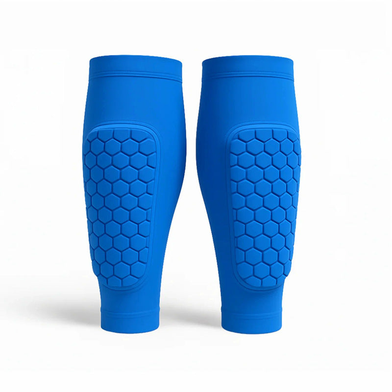 Shin Guards for Skiing & Football | Low-Profile Shock Pad | Breathable Fabric & Light Compression