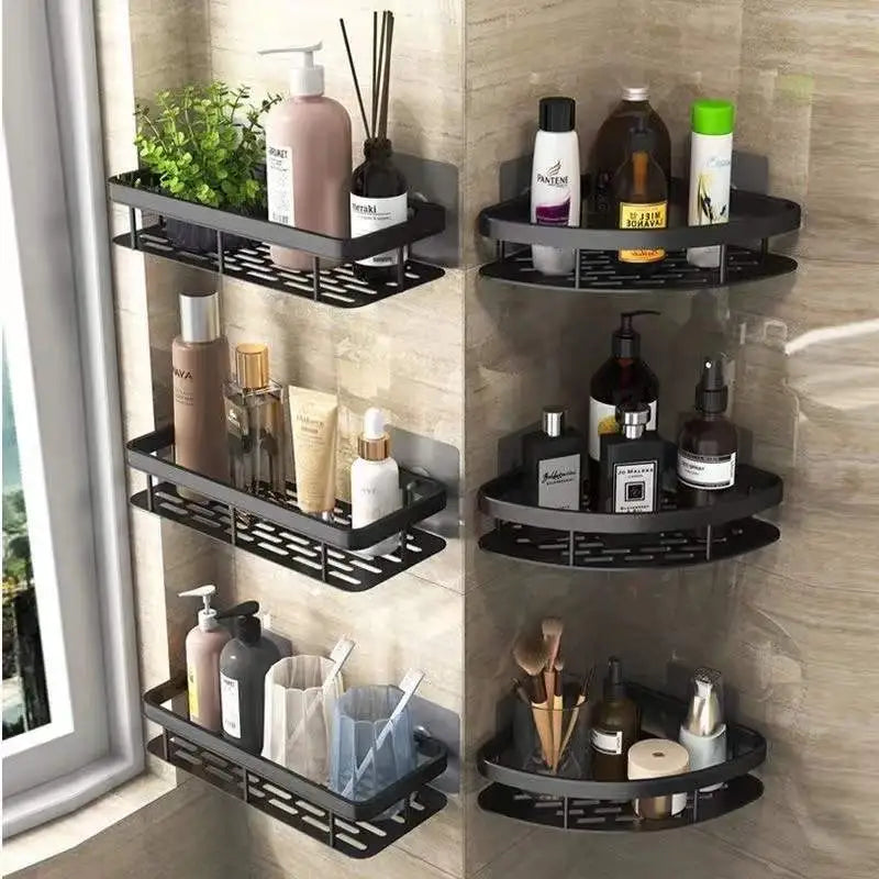 Shower Corner Shelf | No-Drill Self-Adhesive | 2-Piece Set