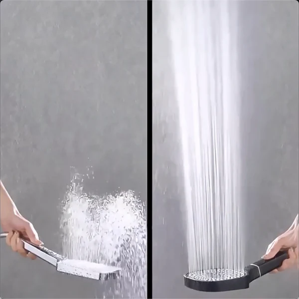 Shower Head | High-Pressure Turbo Boost | Built-in Filtration & Multi Spray Modes | Gentle on Skin