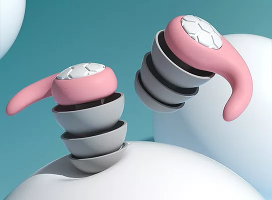 Silicone Earplugs for Sleeping | Noise-Cancelling Design | Washable & Reusable | Comfortable Fit
