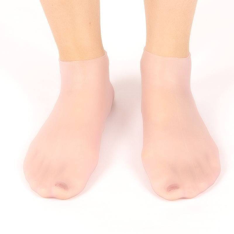 Silicone Spa Socks | Deep Moisturizing & Occlusive Hydration | Reusable & Adjustable Fit