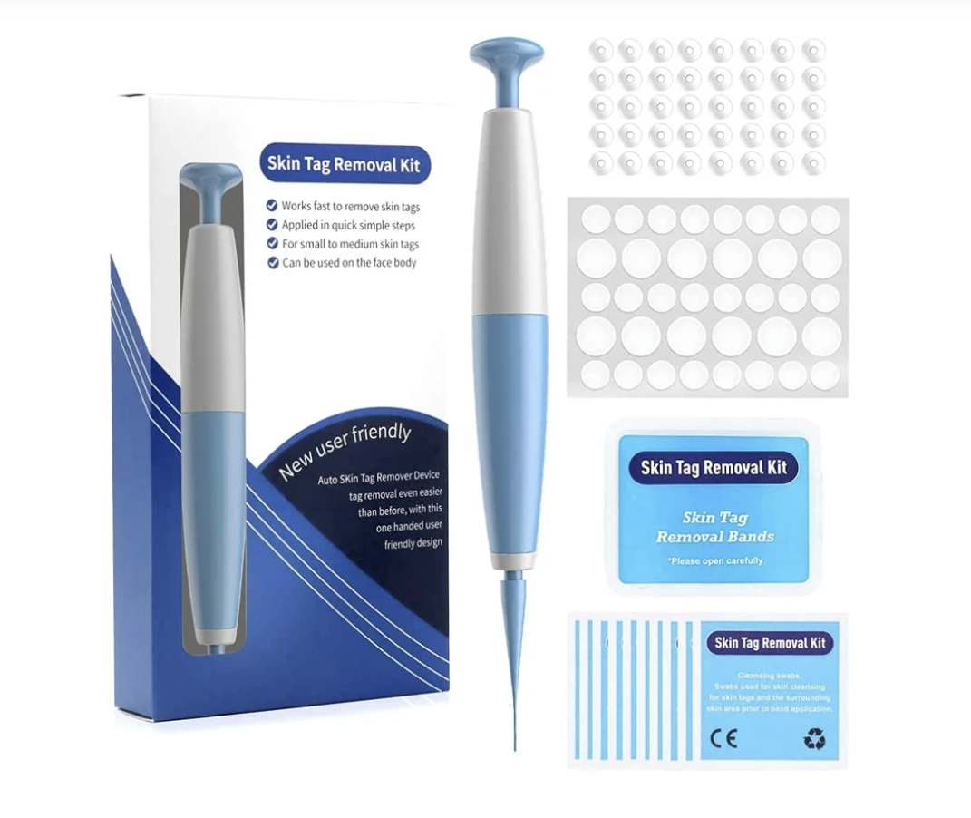 Skin Tag Removal Kit | Automatic Band Applicator | 44-Pack Bands & Remover Tools | Easy At-Home Use