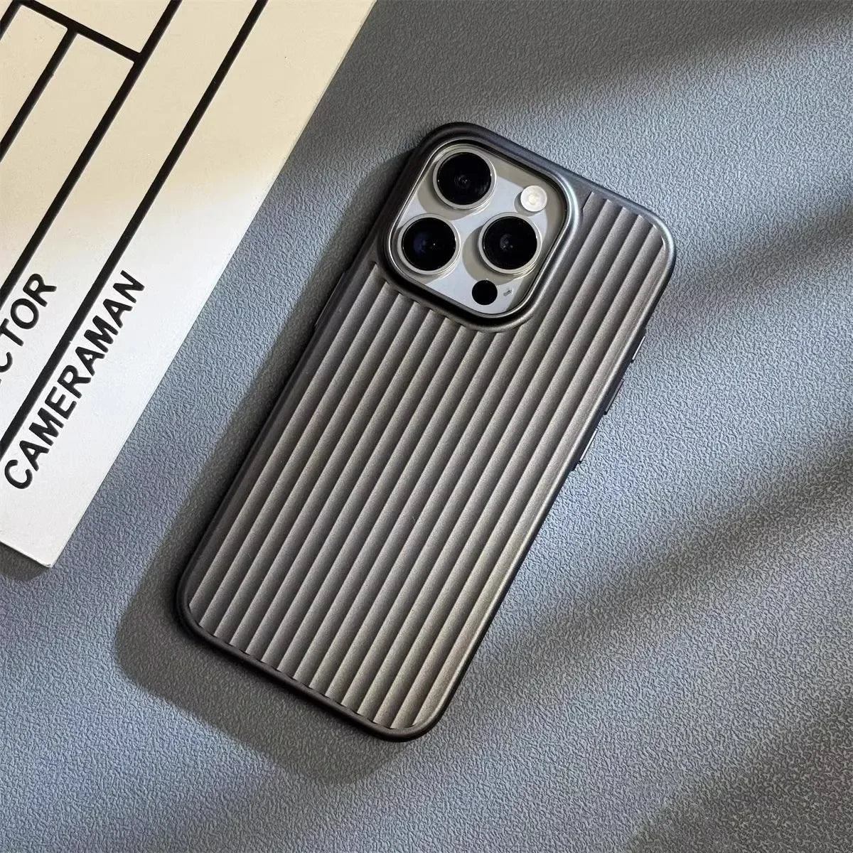 Smartphone Case | Titanium Shield Ultra-Slim | Shockproof, Wireless Charging Compatible