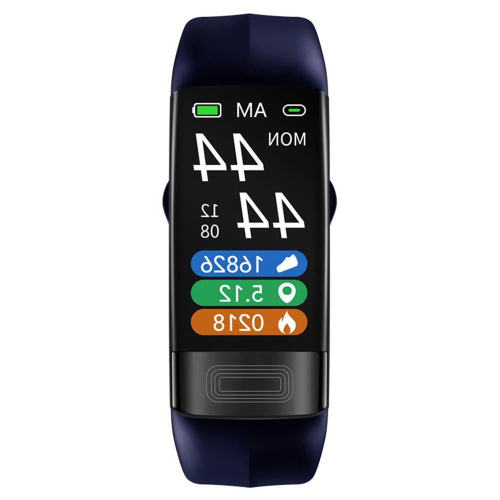 Smartwatch Health Monitor | EKG, Blood Pressure & SpO2 Tracking | Silicone Band | Long Battery Life