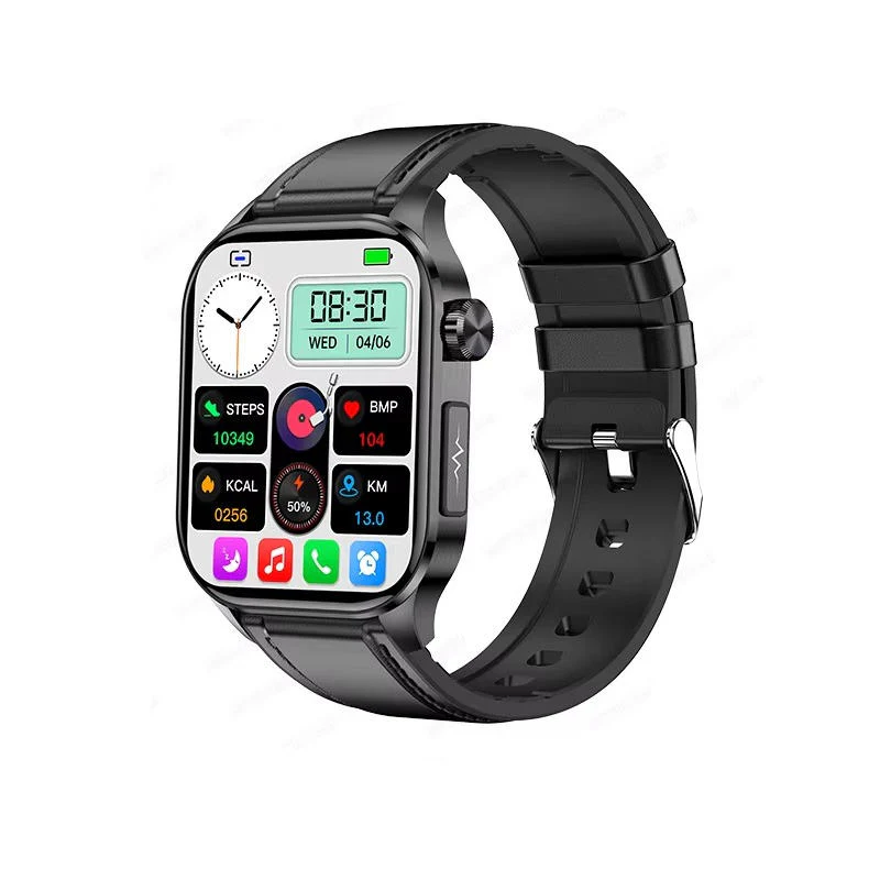 Smartwatch for Seniors | Blood Pressure & SpO2 Monitoring | 2.04" AMOLED | SOS & Calls