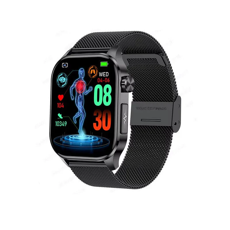Smartwatch for Seniors | Blood Pressure & SpO2 Monitoring | 2.04" AMOLED | SOS & Calls