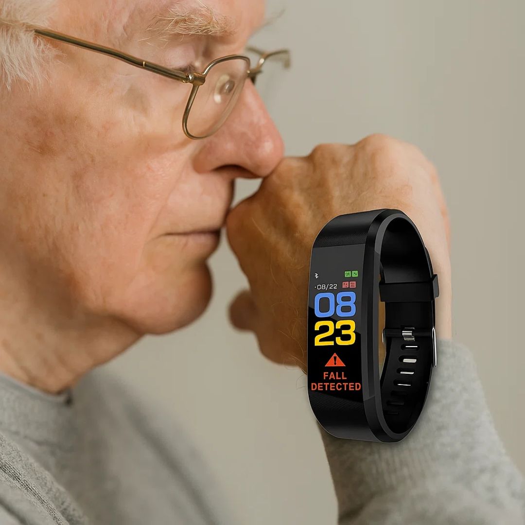 Smartwatch for Seniors | Fall Detection & Health Monitoring | GPS Tracker & Emergency Alerts