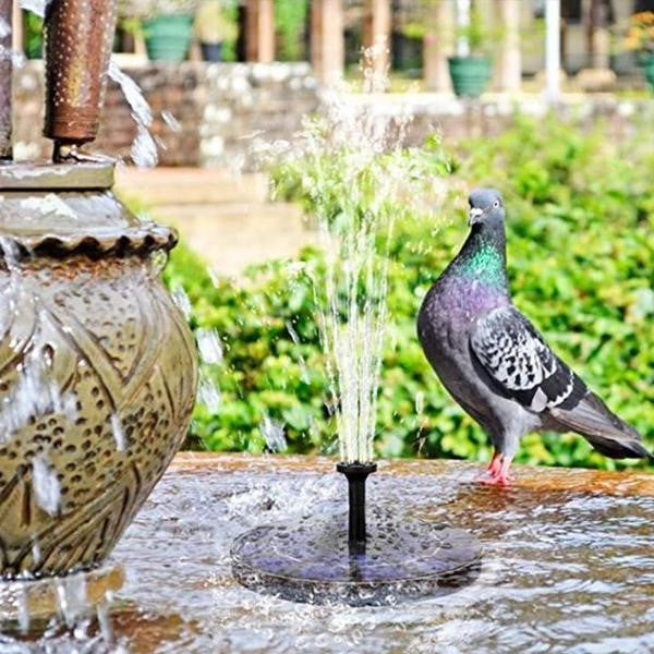 Solar Garden Fountain Pump | 50cm Jet Height | Monocrystalline Panel | Easy Setup