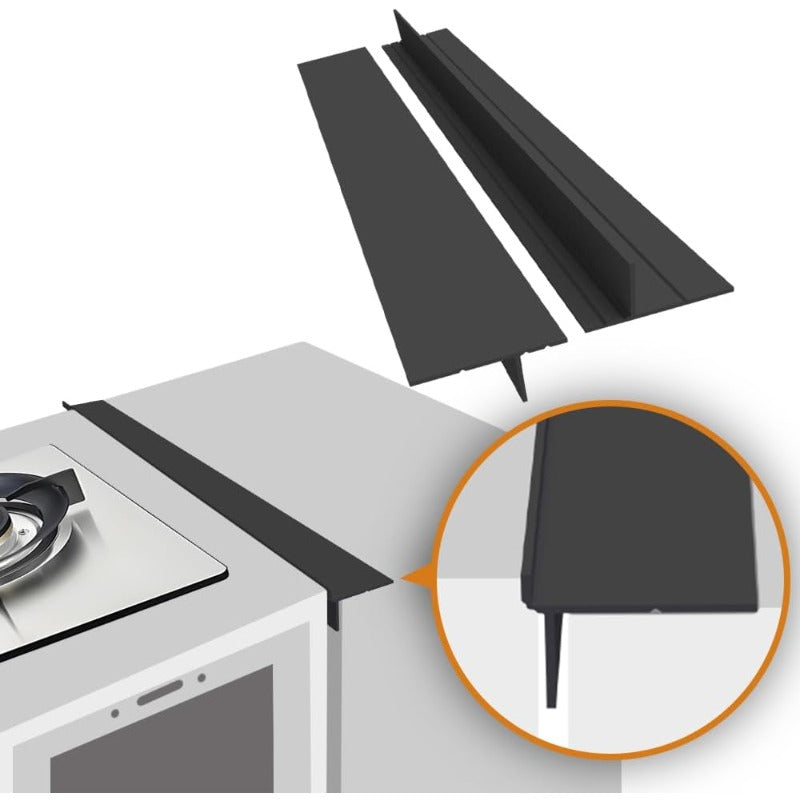 Stove Gap Cover | Deep-Insert T-Edge | Food-Grade Silicone & Heat-Resistant | Multi-Purpose Use