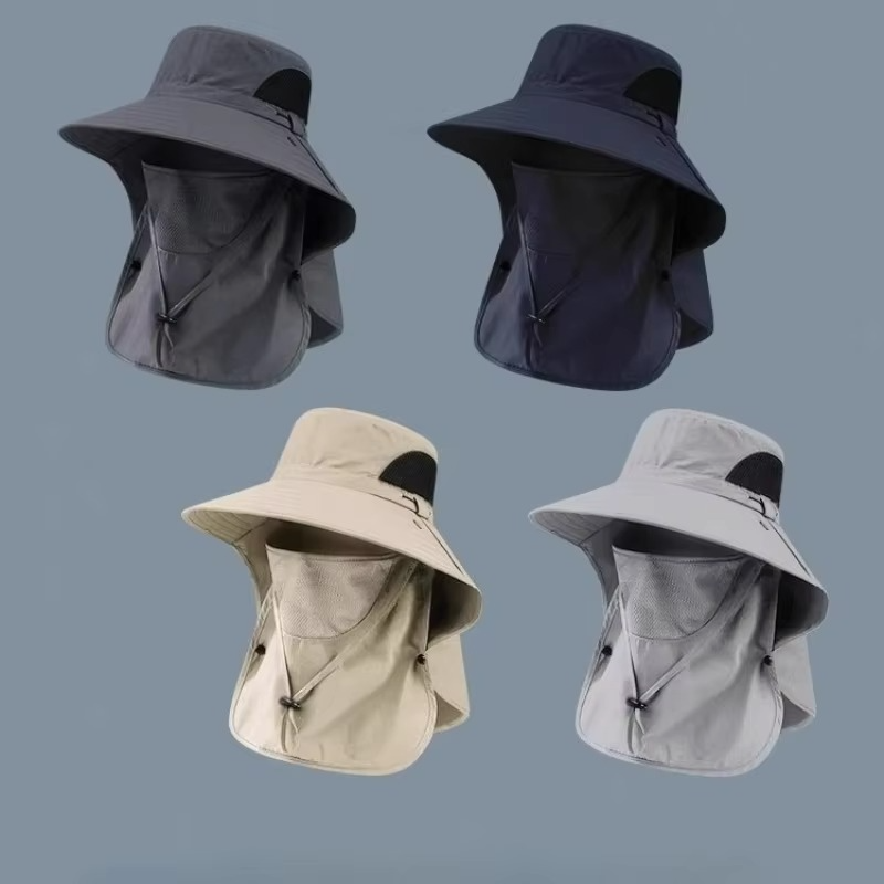 Sun Hat for Hiking & Fishing | UV Protection | Wide Brim & Detachable Neck Flap