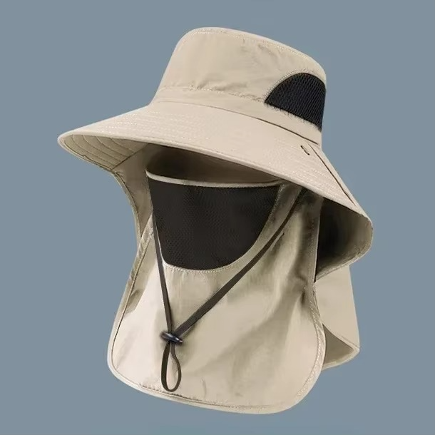 Sun Hat for Hiking & Fishing | UV Protection | Wide Brim & Detachable Neck Flap
