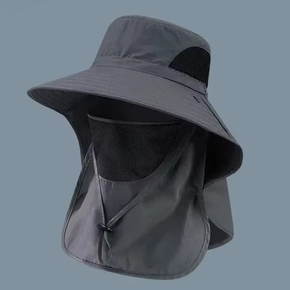 Sun Hat for Hiking & Fishing | UV Protection | Wide Brim & Detachable Neck Flap
