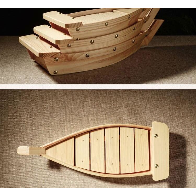 Sushi Boat | Traditional Japanese Design | Eco-Friendly Timber & 3 Sizes