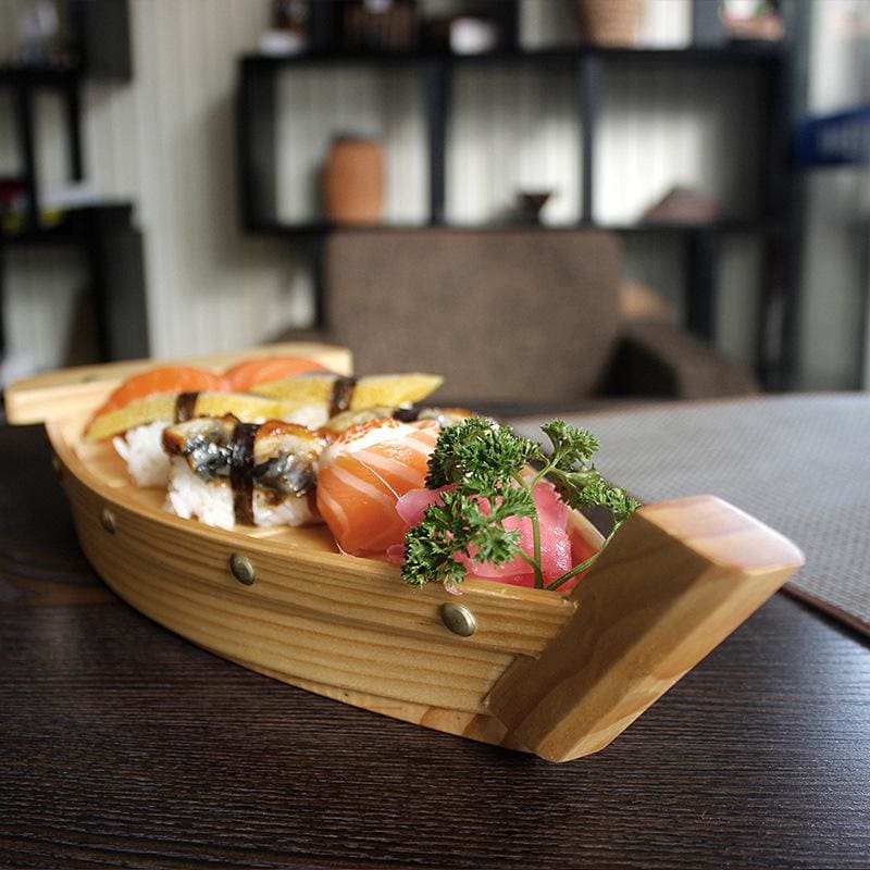 Sushi Boat | Traditional Japanese Design | Eco-Friendly Timber & 3 Sizes