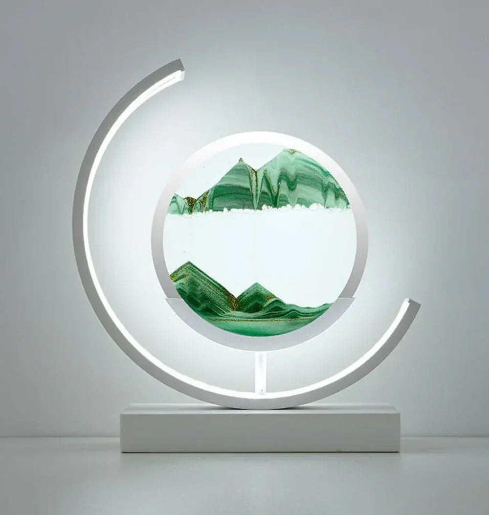 Table Lamp | Sand Landscape Design | LED Lighting | 30cm Height