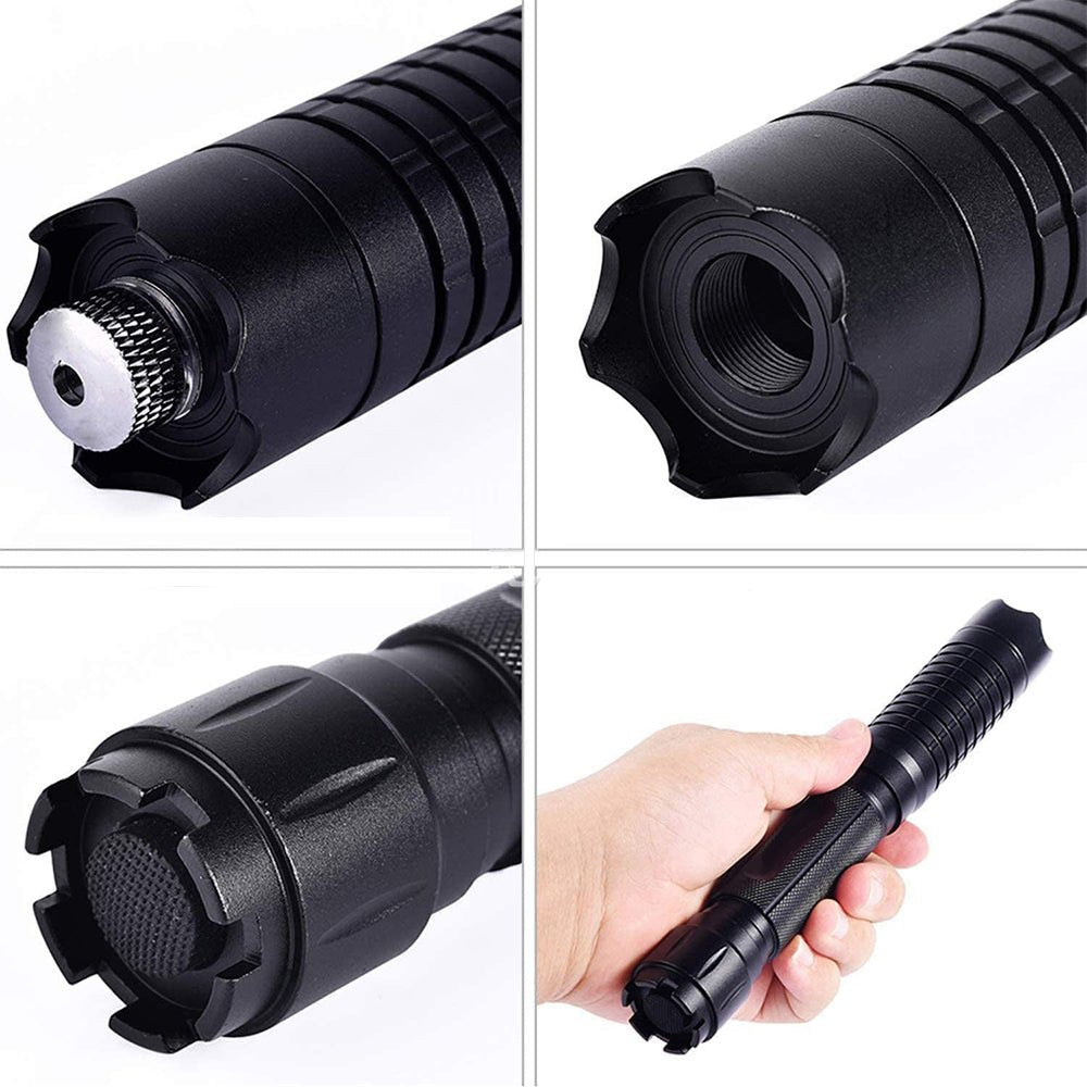 Tactical Laser Torch | High-Intensity Blue Beam | Adjustable Focus, Aluminum Body | Outdoor Survival
