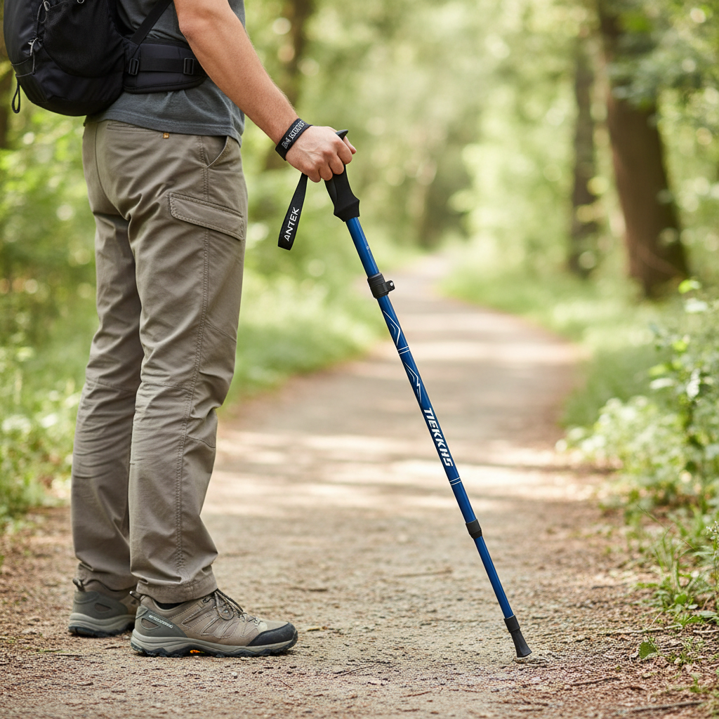Telescopic Walking Poles | Foldable & Lightweight | Aluminium/Carbon | Travel-Ready