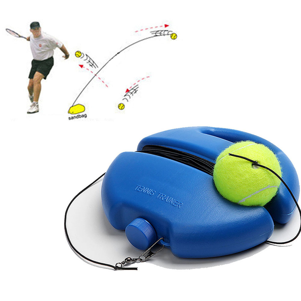 Tennis Trainer | Solo Ball-Return Simulator | With Ball, Clips & Rope