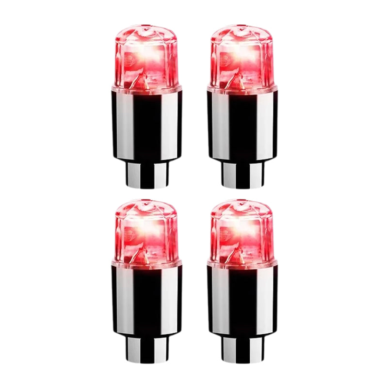 Tire Valve LED Caps | Motion-Activated LED | Waterproof & Rust-Resistant | Night Visibility