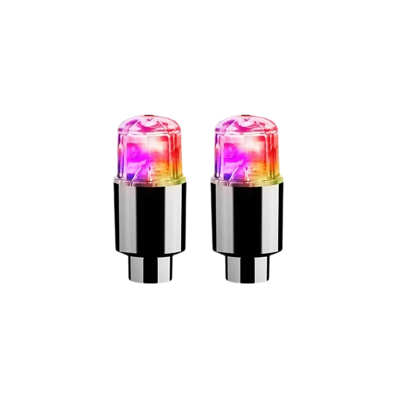 Tire Valve LED Caps | Motion-Activated LED | Waterproof & Rust-Resistant | Night Visibility