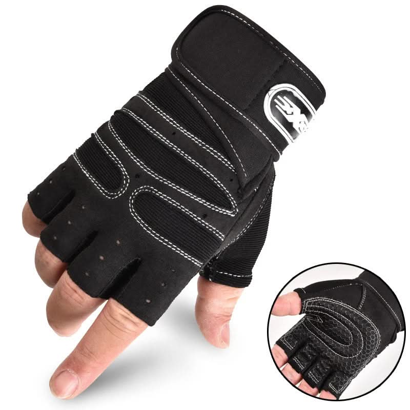 Training Gloves for Gym & Cycling | Shock-Absorbing Padding & Wrist Support | Breathable Fabric
