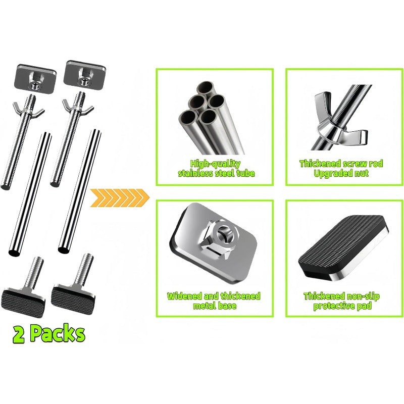 Undermount Sink Support Kit | Heavy-Duty Adjustable Brackets | 500 lb Load Capacity