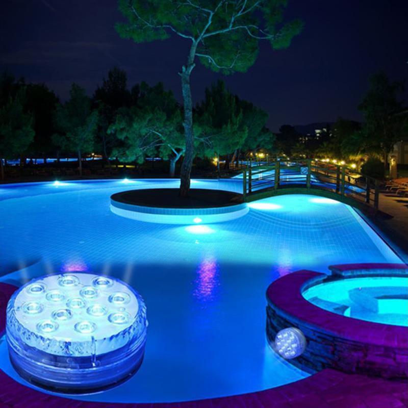 Underwater RGB LED Light | Remote-Controlled | Magnetic Suction Mount & Battery-Powered