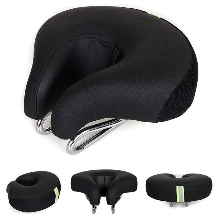 Unisex Bicycle Saddle | Noseless Ergonomic Design | Thick Soft Padding | Comfort for Long Rides
